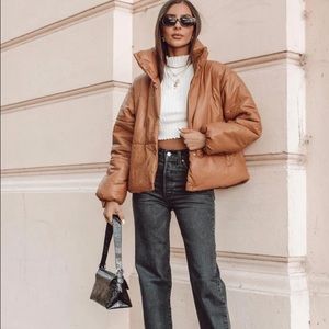 Princess Polly Lioness Small Talk Jacket Brown Size